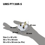 UMS PT130R-S Resilient Plug Top - Image 6
