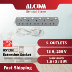 UMS 8513-N 5 Gang Extension Socket