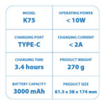 SSOMFEX K75 Handheld Fan - Image 9