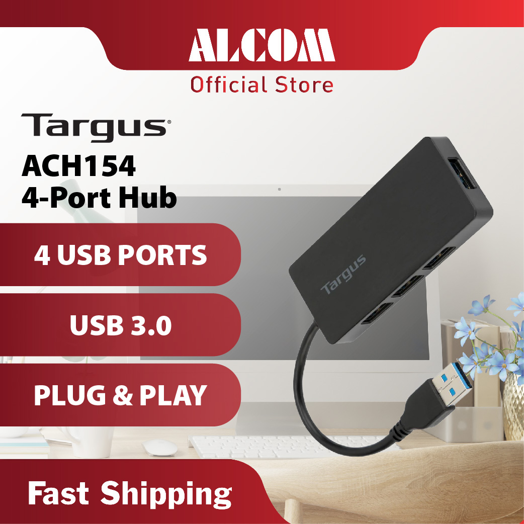 ach154 TARGUS ACH154 USB 3.0 4-Port Hub - Image 1