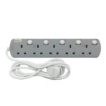 UMS 8513-N 5 Gang Extension Socket - Image 3