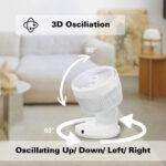UNIDEN AF5111 9" Oscillating DC Circulator Fan - Image 4