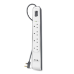 BELKIN BSV401SA2M 4 Gang, 2 USB Surge Extension - Image 2