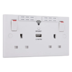 BRITISH GENERAL 922UWR Wi-Fi Socket Range Extender + USB Charger - Image 3