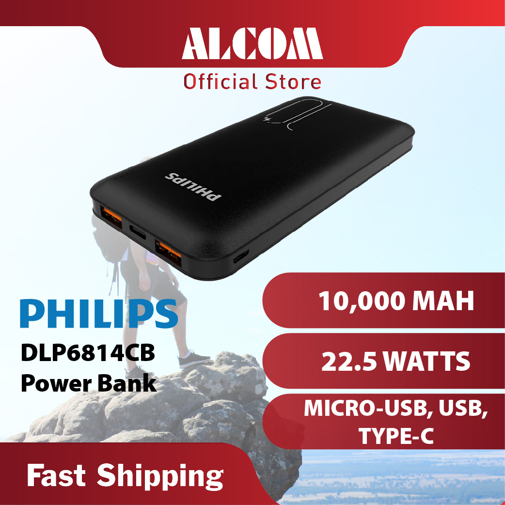DLP6814CB PHILIPS DLP6814 10000mAh Powerbank - Image 1