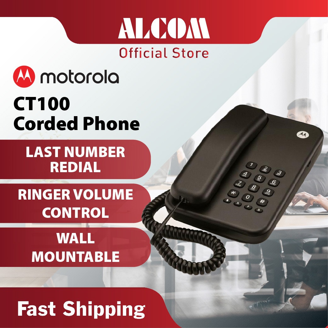 ct100 MOTOROLA CT100 Corded Phone - Image 1