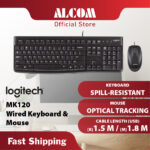 LOGITECH MK120 Wired Keyboard & Mouse Combo