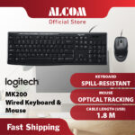 LOGITECH MK200 Wired Keyboard & Mouse Combo