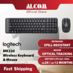 LOGITECH MK220 Wireless Keyboard & Mouse Combo