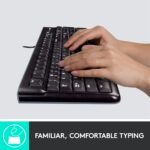 LOGITECH MK120 Wired Keyboard & Mouse Combo - Image 2