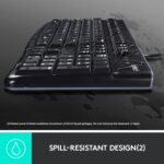 LOGITECH MK120 Wired Keyboard & Mouse Combo - Image 5