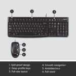 LOGITECH MK120 Wired Keyboard & Mouse Combo - Image 6