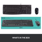LOGITECH MK120 Wired Keyboard & Mouse Combo - Image 8