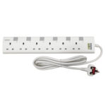PHILIPS CHP3163 6 Gang Extension Socket - Image 6